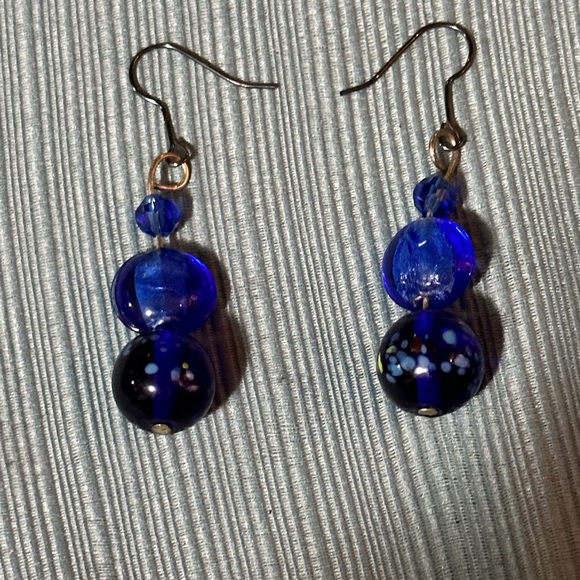 Handmade earrings. Made by my 10 year old son 🙂 - Picture 1 of 1